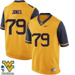 Men's West Virginia Mountaineers NCAA #79 Matt Jones Gold Authentic Nike Stitched College Football Jersey EY15Y83XQ